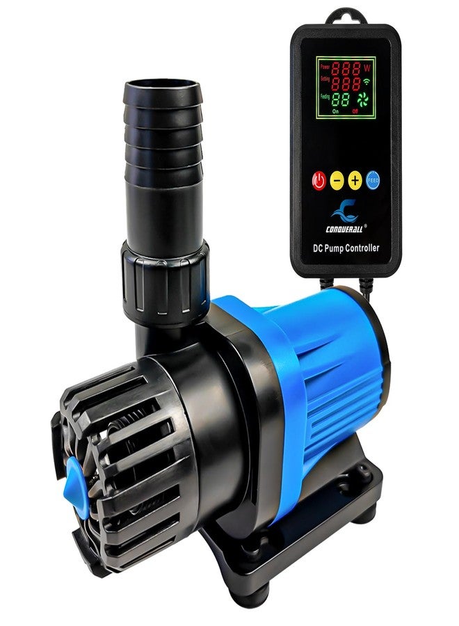 CONQUERALL DC 24V CHS-1500 9W DC Return Pump 385GPH(US) 9.1FT Durable with Controller for Fish Tank, Aquaculture, Aquaculture Oxygenation . - Image 1